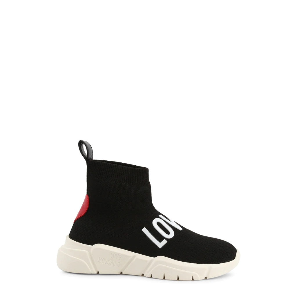 High Top Logo Sock Sneakers