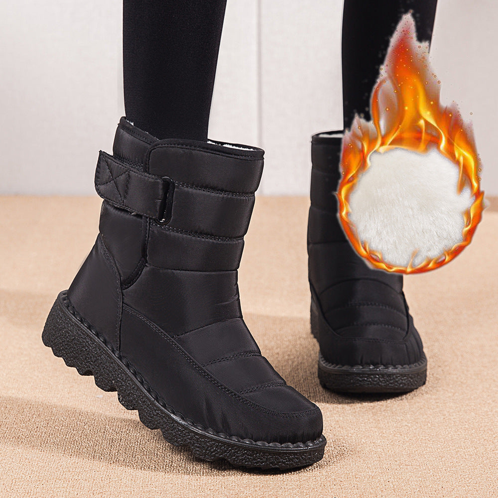 Snow Boots Winter Warm Plush Shoes Women