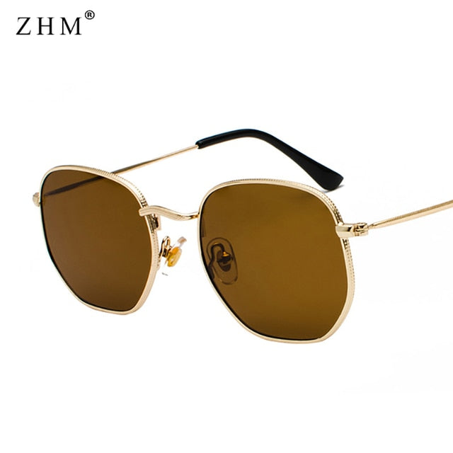 Metal Frame Pilot Mirror Sunglasses