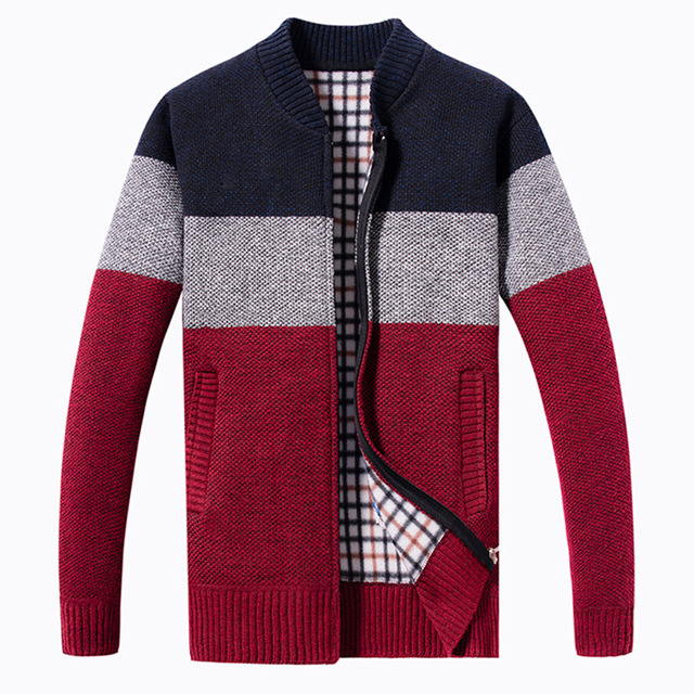 Men's cardigan knitted jacket