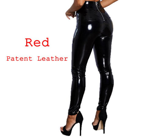 Latex Patent Leather Leggings