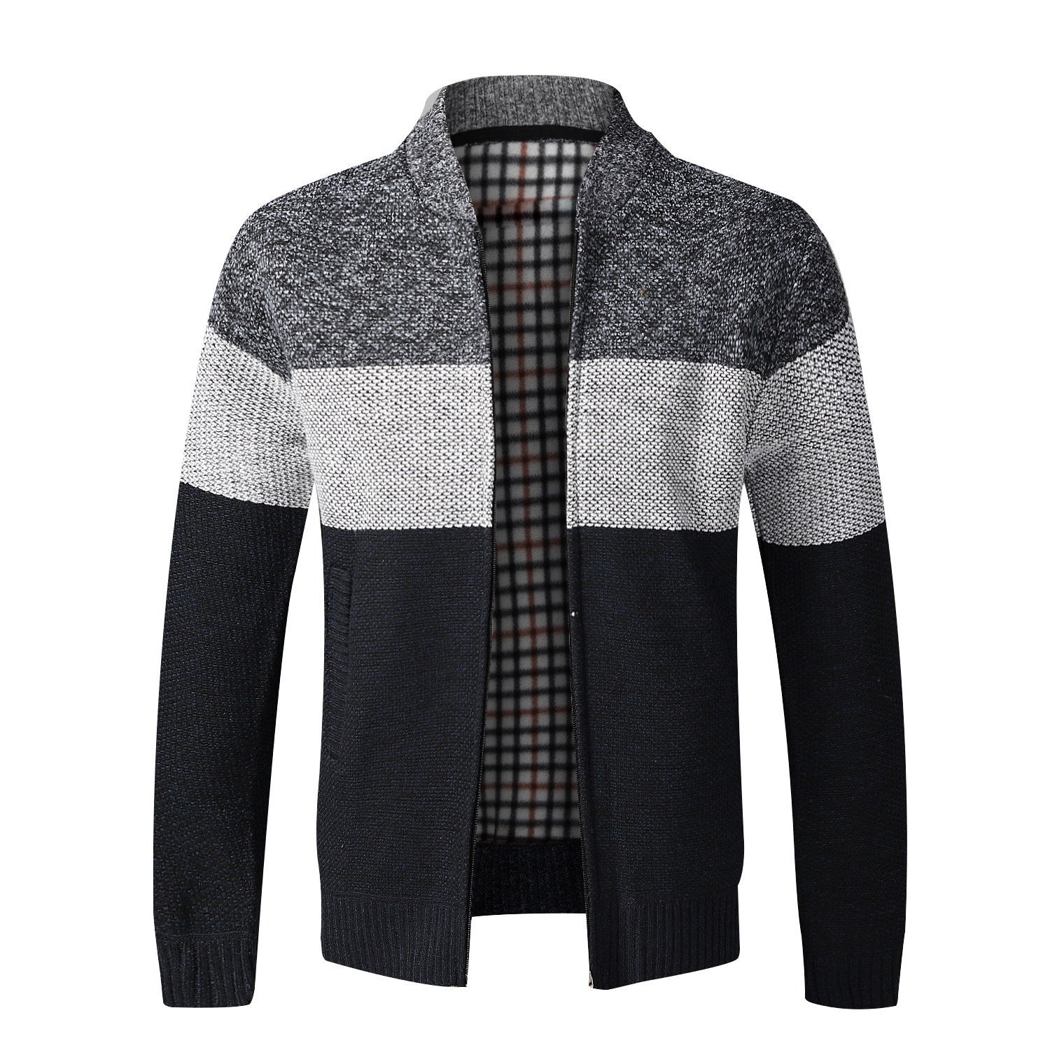 Men's cardigan knitted jacket