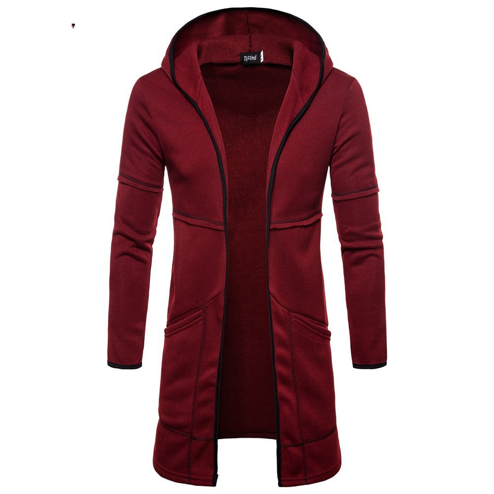 Pocket hooded cardigan