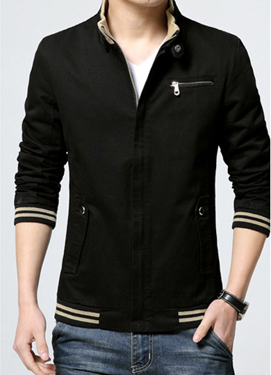 Spring Autumn Men Casual Jacket Coat Men's Fashion Washed Pure Cotton Brand-Clothing Jackets Male Coats