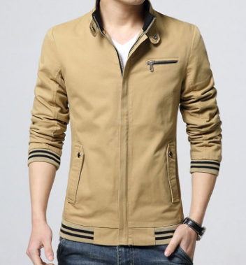 Spring Autumn Men Casual Jacket Coat Men's Fashion Washed Pure Cotton Brand-Clothing Jackets Male Coats