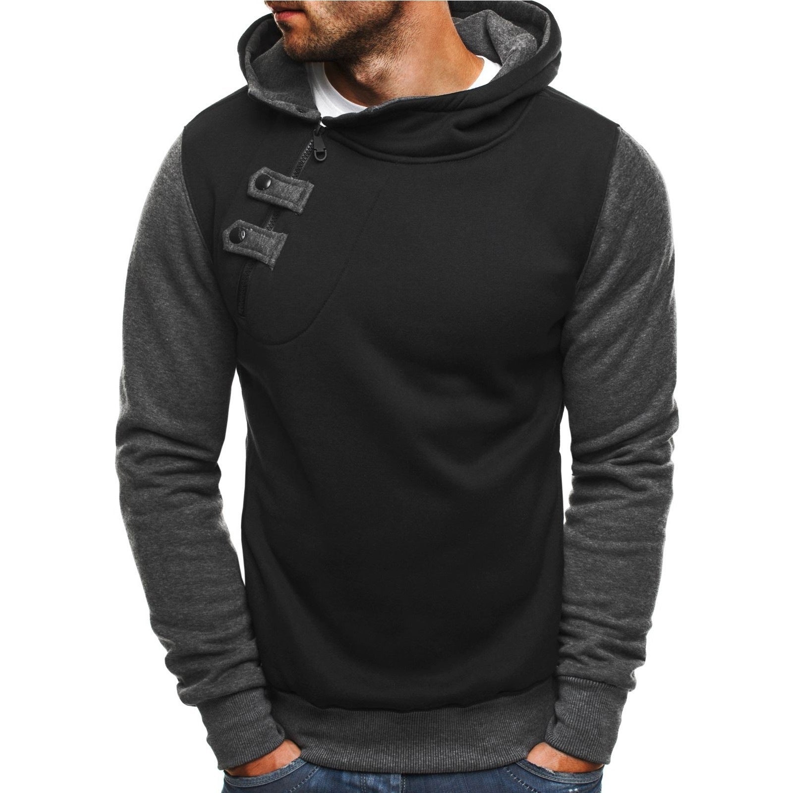 Fleece thick hooded sweater