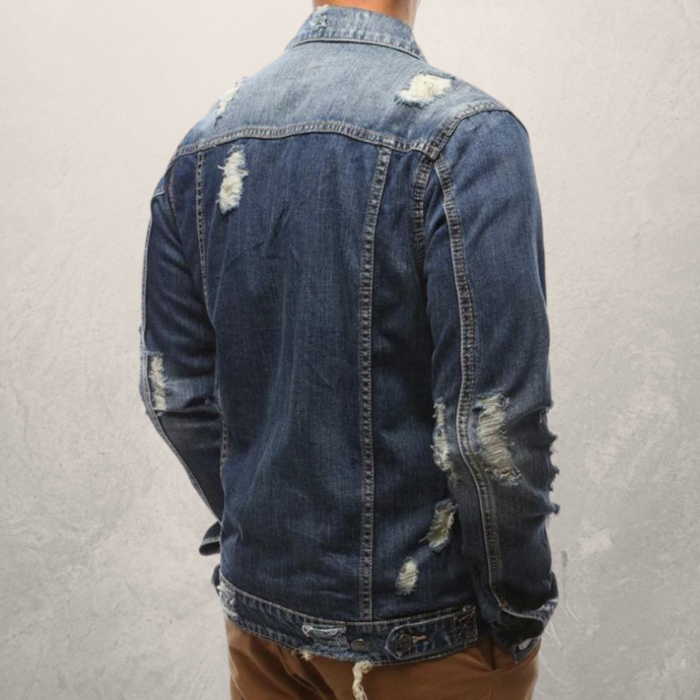 Men Clothes Winter Oversize Jeans Coat Denim Jacket Jackets