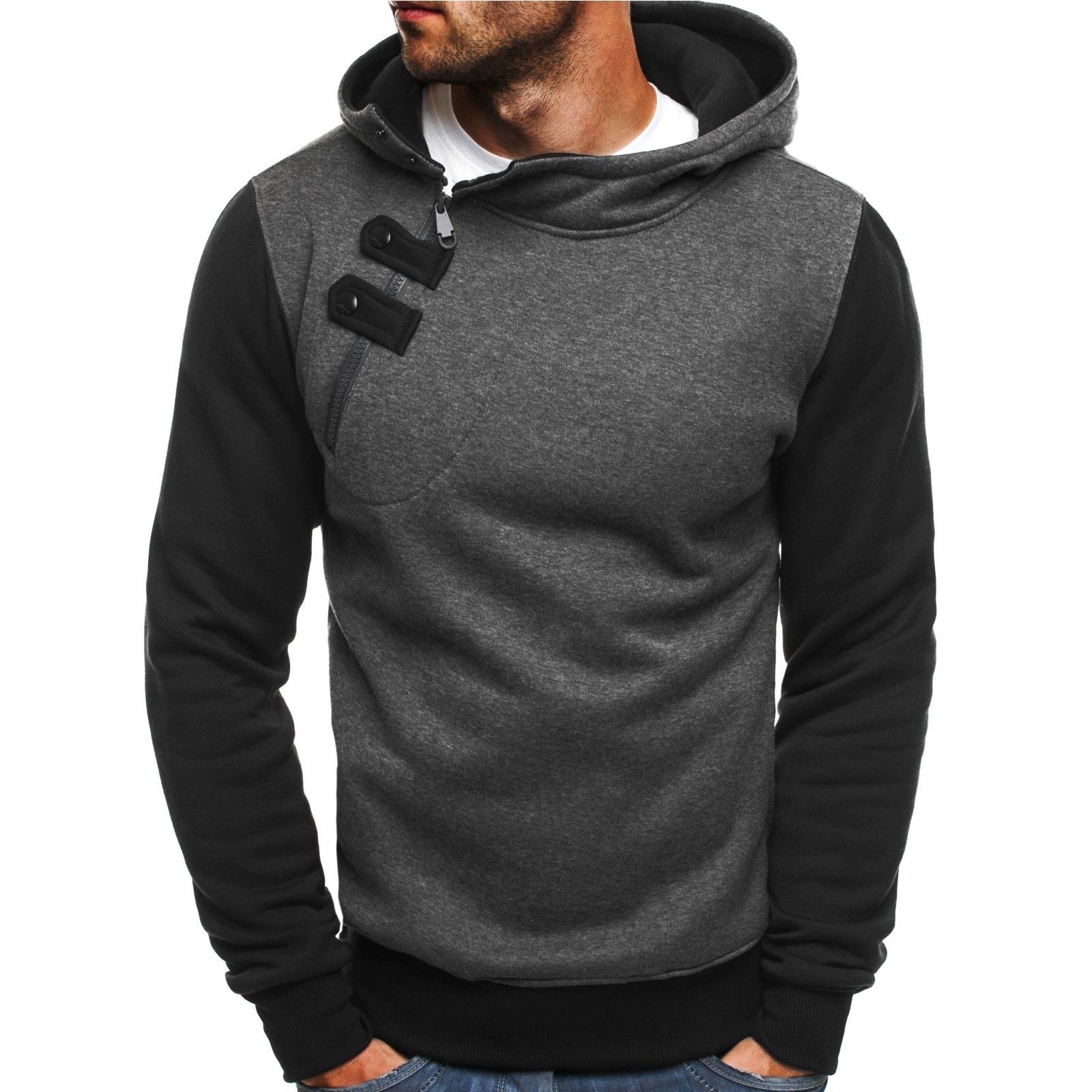 Fleece thick hooded sweater