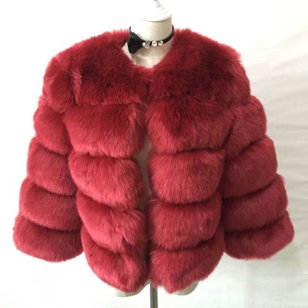 Mink Coats Women Winter New Fashion FAUX Fur Coat Elegant Thick Warm Outerwear Fake Fur Jacket Chaquetas Mujer