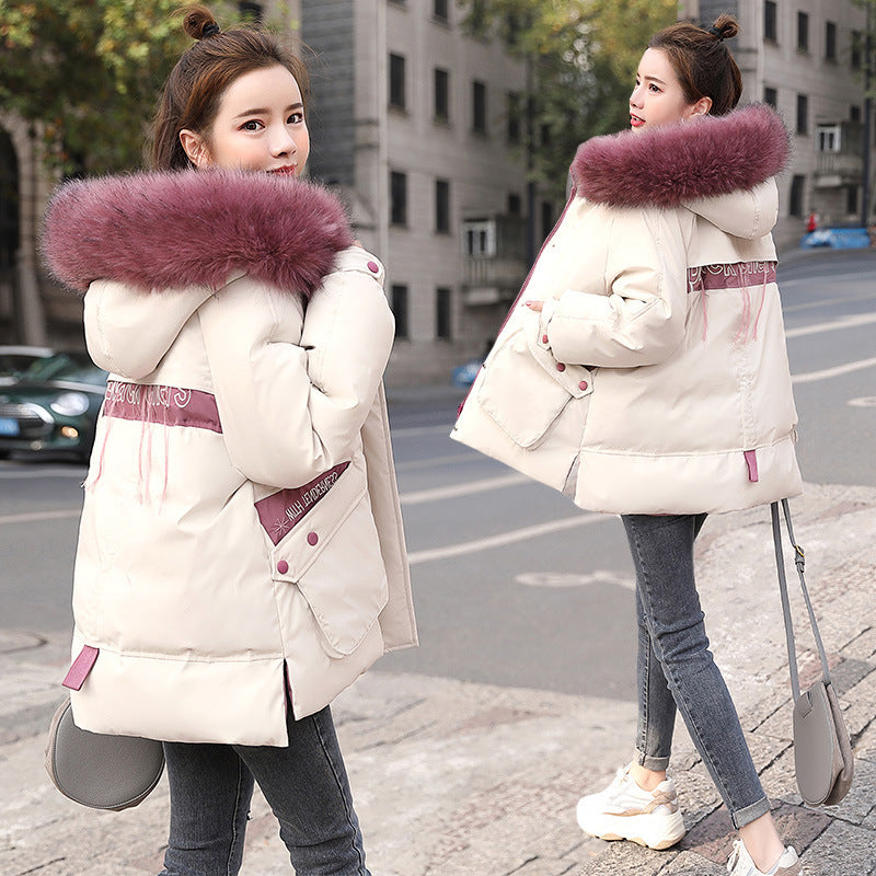 Down padded jacket women short new cotton jacket