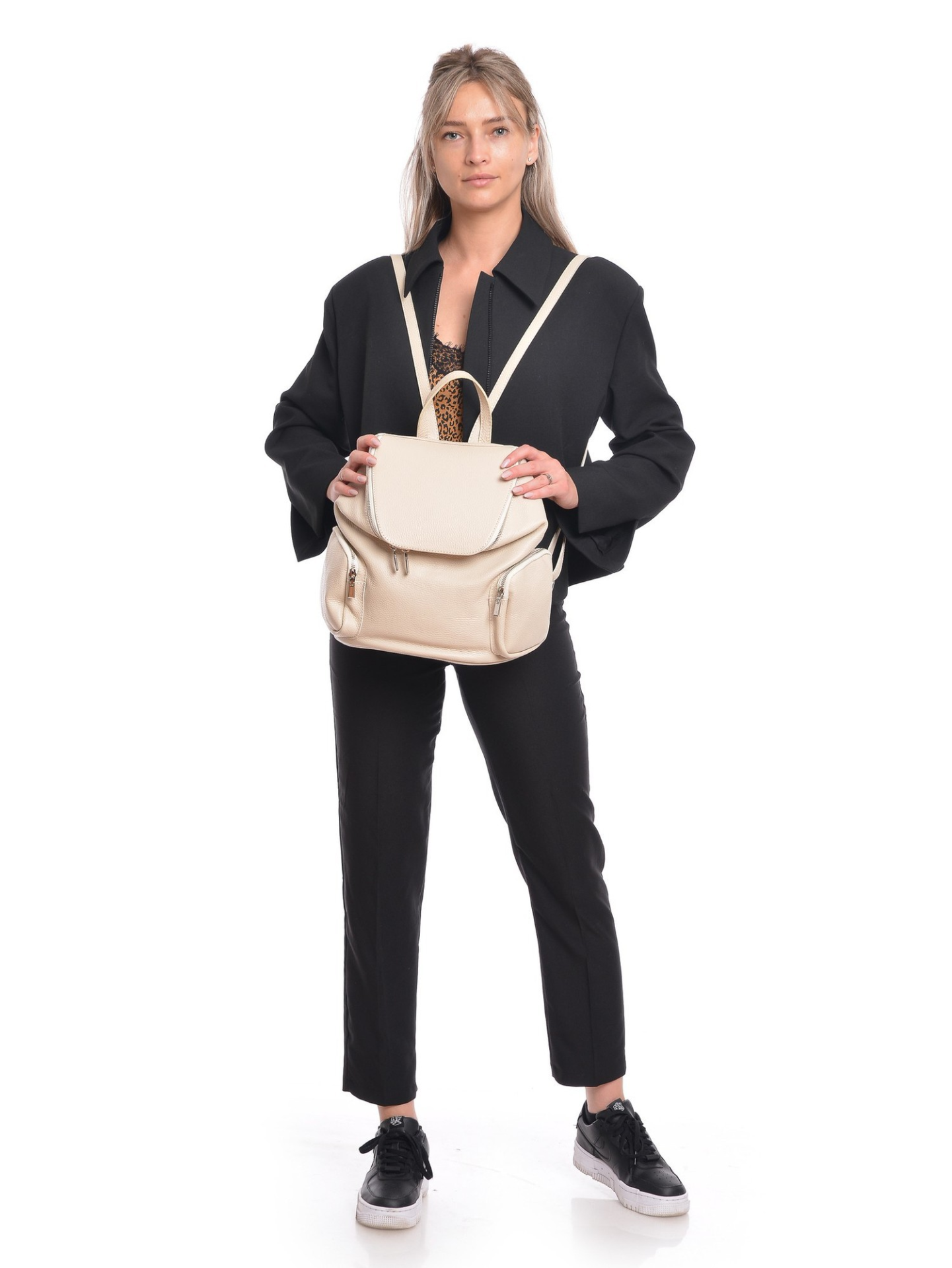 Luisa Vannini_Backpack_SS23 LV 1245_BEIGE