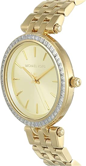 Michael Kors Ladies Watch Darci Mini Yellow Gold MK3365