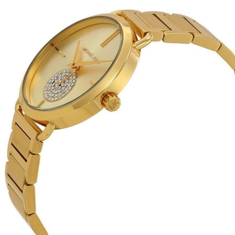 Michael Kors Portia Gold-Tone Two-Hand Sub-Eye Watch MK3639