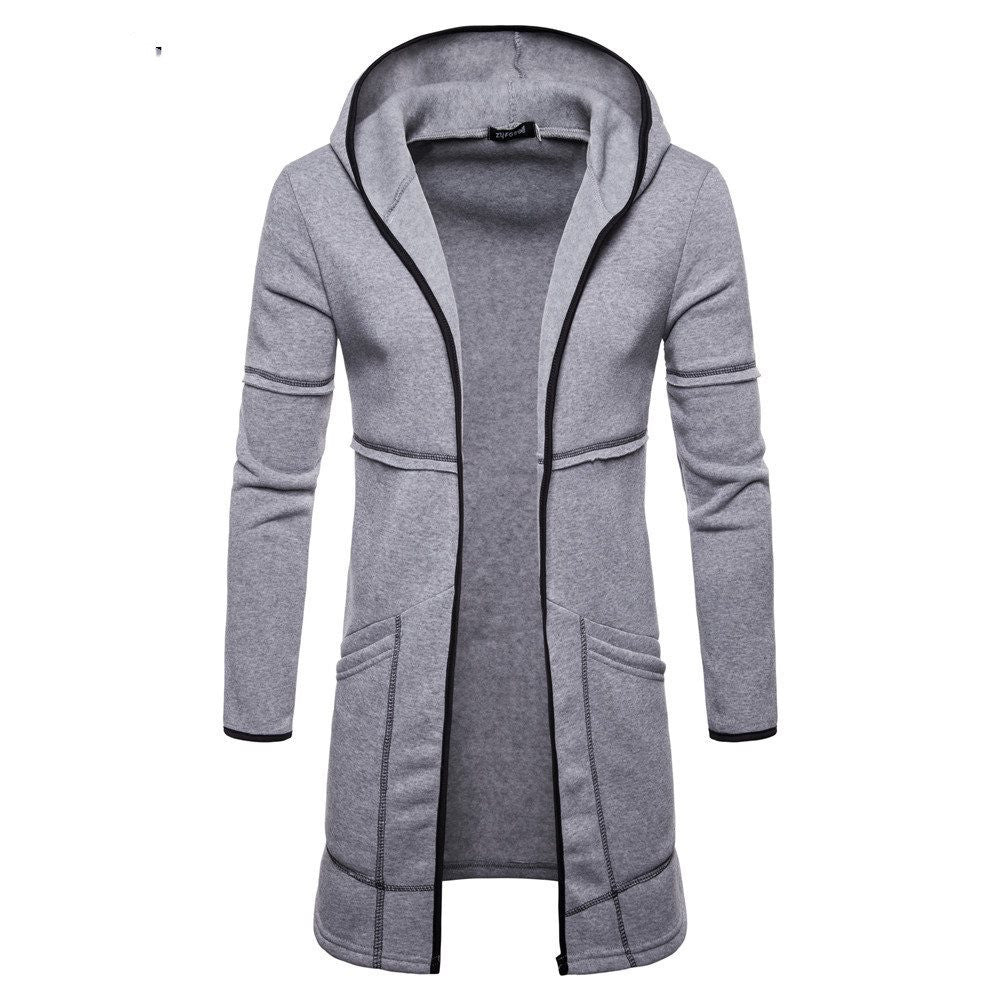 Pocket hooded cardigan