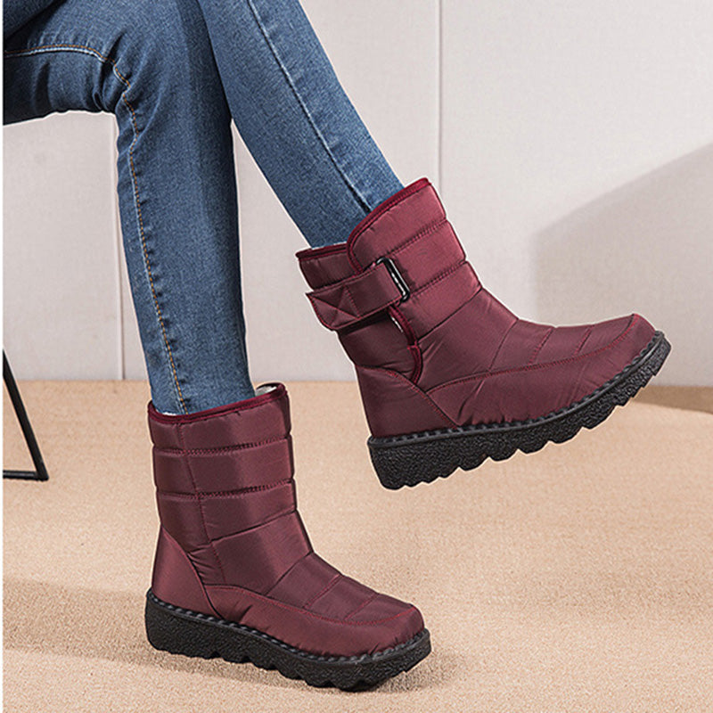 Snow Boots Winter Warm Plush Shoes Women