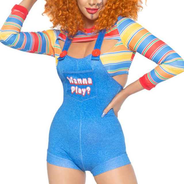 Bodysuit Killer Doll Costume Set