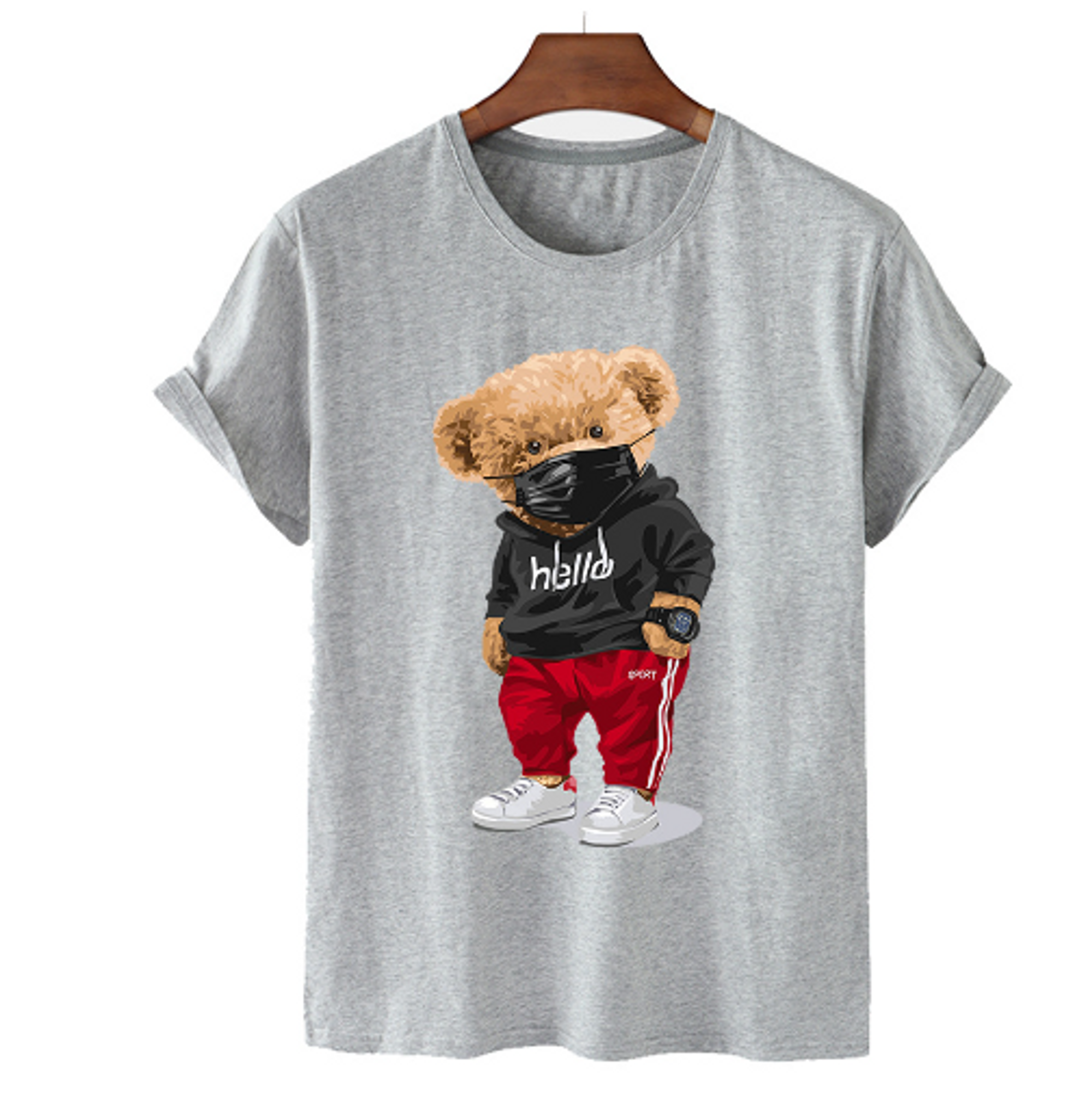 Bear Print Men