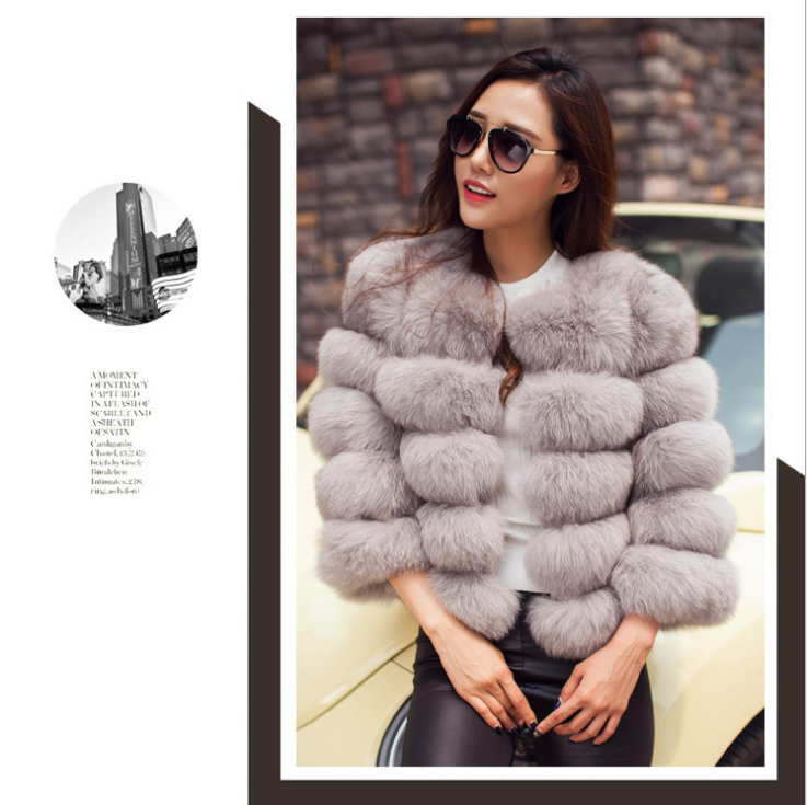 Mink Coats Women Winter New Fashion FAUX Fur Coat Elegant Thick Warm Outerwear Fake Fur Jacket Chaquetas Mujer