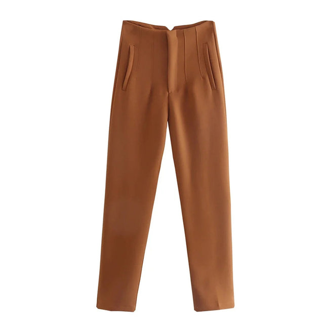 High Waist Streetwear Trousers