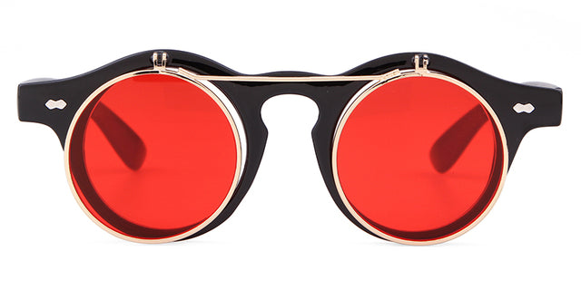 Round Flip Up Sunglasses