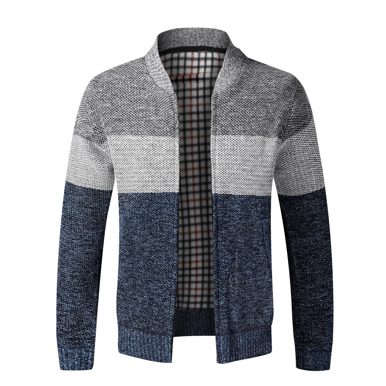 Men's cardigan knitted jacket