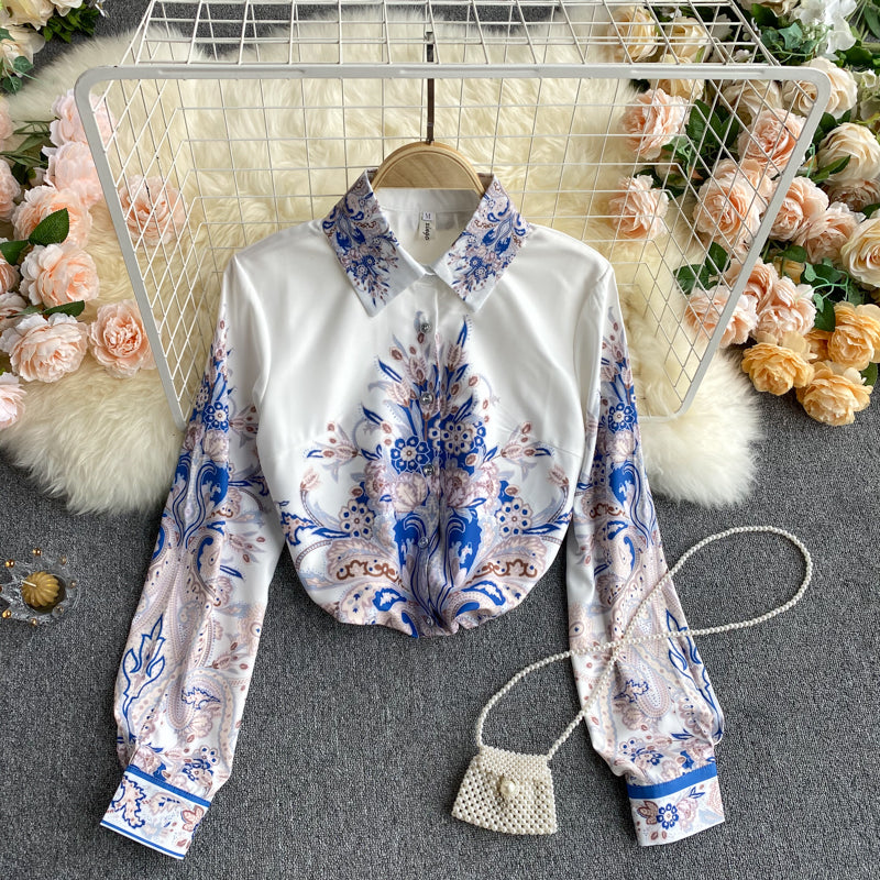 Loose And Thin Exotic Holiday Blouse Women