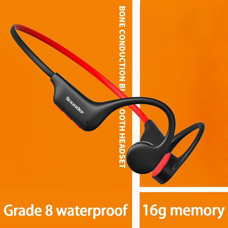 Bone Conduction Hanging Neck Bluetooth Headset