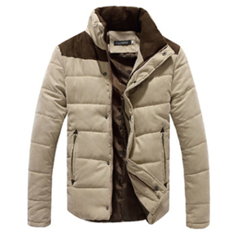 Men Jacket Uniform Slim Casual Men Parka Coat Male Outerwear Brand Clothing Fashion Coats