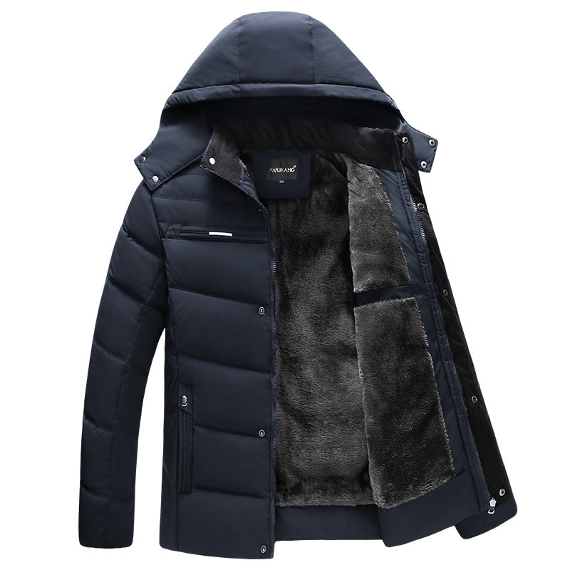 Men's plus down down padded jacket