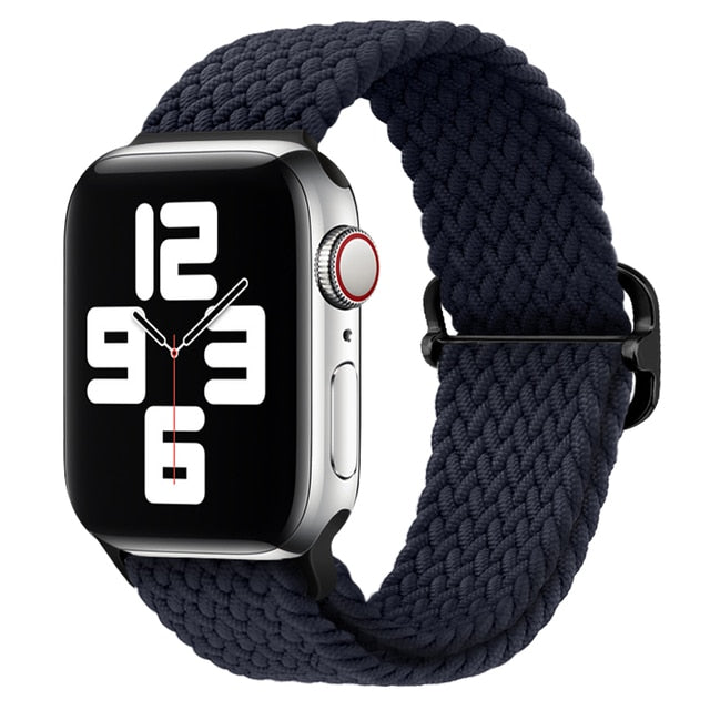 Nylon Braided Solo Loop Strap For Apple Watch