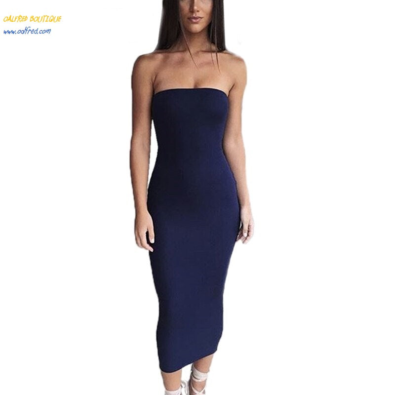 Strapless Long Elegant Dress