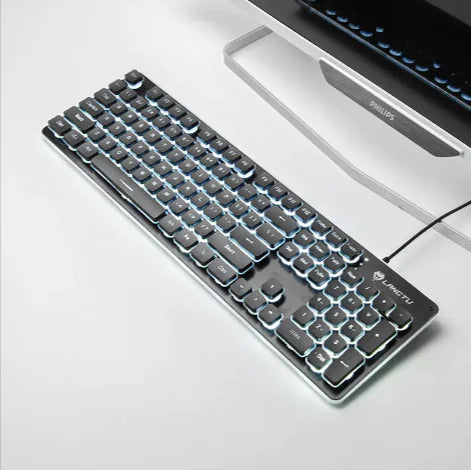 USB Wired Luminous Gaming Keyboard – Ideal for Home & Office Use