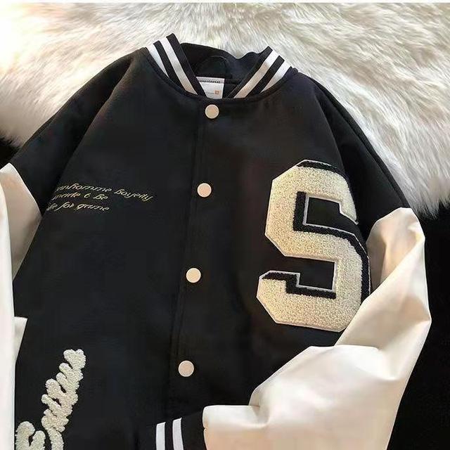 Veste de baseball brodée matelassée