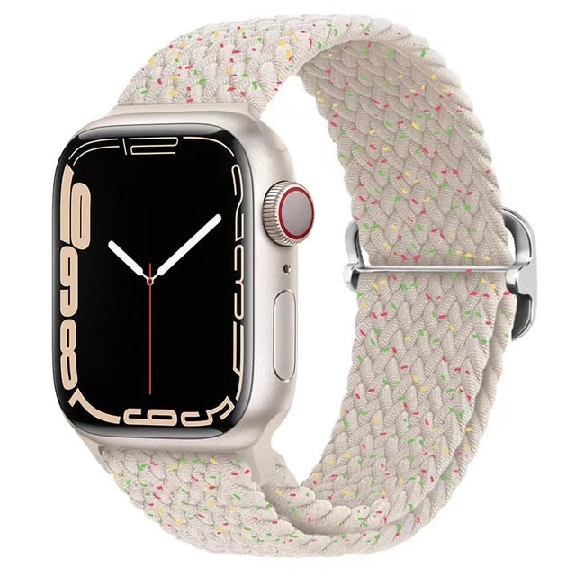 Nylon Braided Solo Loop Strap For Apple Watch