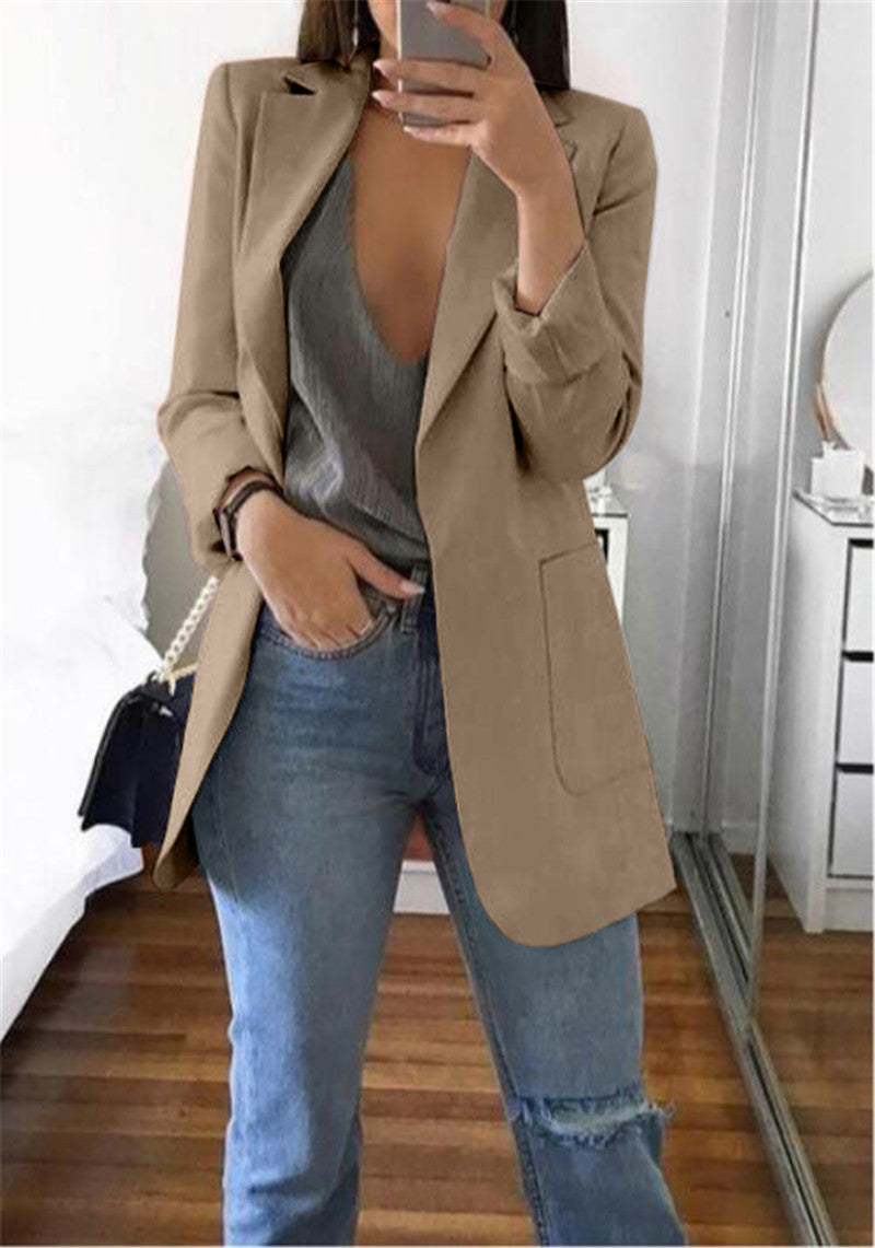 Casual Long Sleeve Business Suit