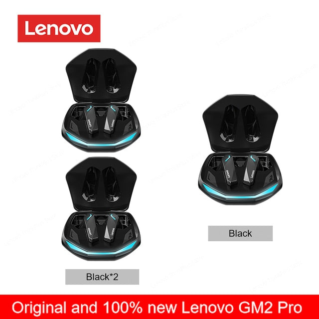 Original Lenovo GM2 Pro 5.3 Earphone Bluetooth Wireless Earbuds Low Latency Headphones HD