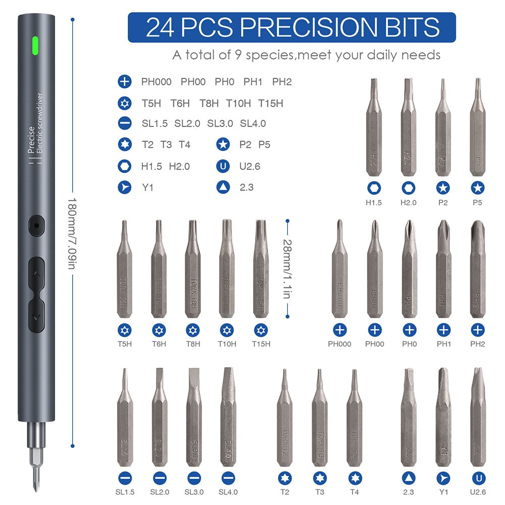 Electric Screwdriver Set Repair Power Tools