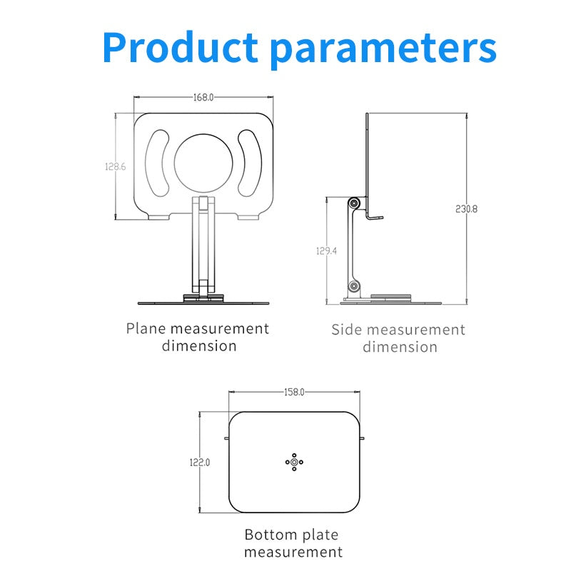 Metal 360° Rotation Flexible Tablet Stand