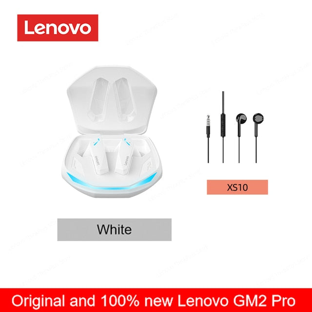 Original Lenovo GM2 Pro 5.3 Earphone Bluetooth Wireless Earbuds Low Latency Headphones HD