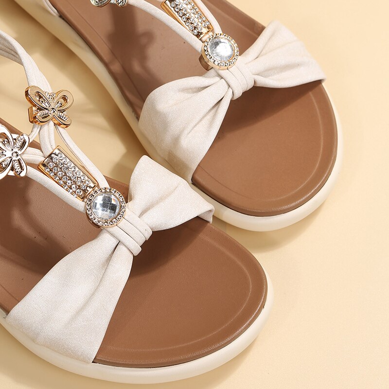 New Women Sandals Fashion Flip Flops Shoes Roman Sandals Women Flat Shoes Summer Beach Ladies Shoes Sandals