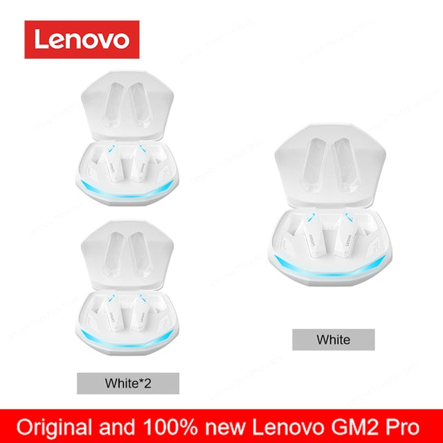 Original Lenovo GM2 Pro 5.3 Earphone Bluetooth Wireless Earbuds Low Latency Headphones HD