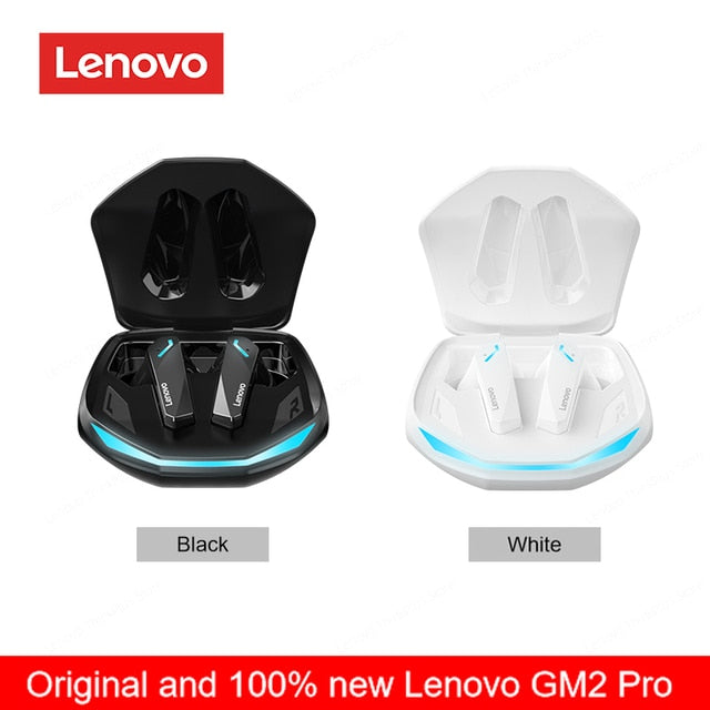 Original Lenovo GM2 Pro 5.3 Earphone Bluetooth Wireless Earbuds Low Latency Headphones HD