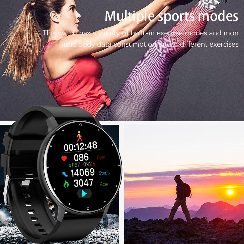 Full Touch Screen Sport Fitness Watch