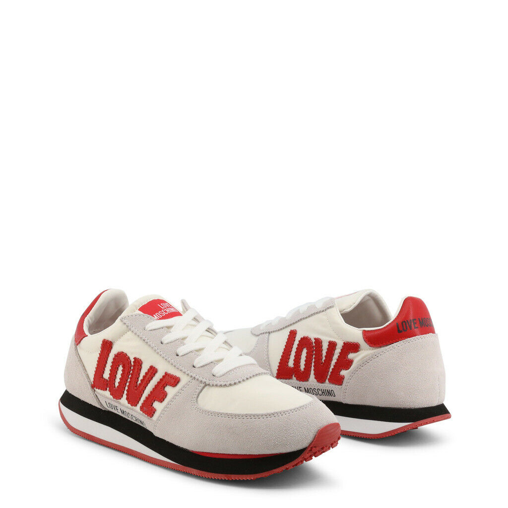 White Love Suede Sneakers